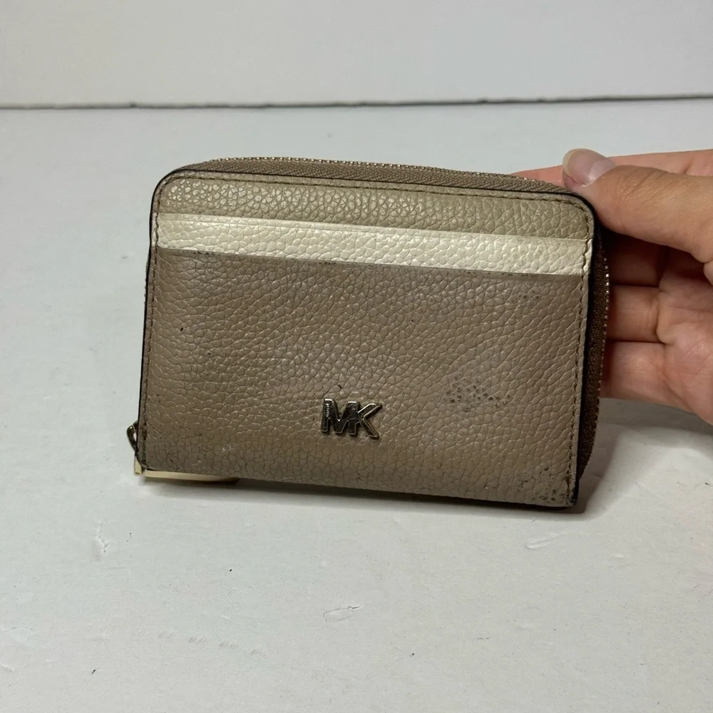 MICHAEL KORS Small Pebbled Leather Wallet